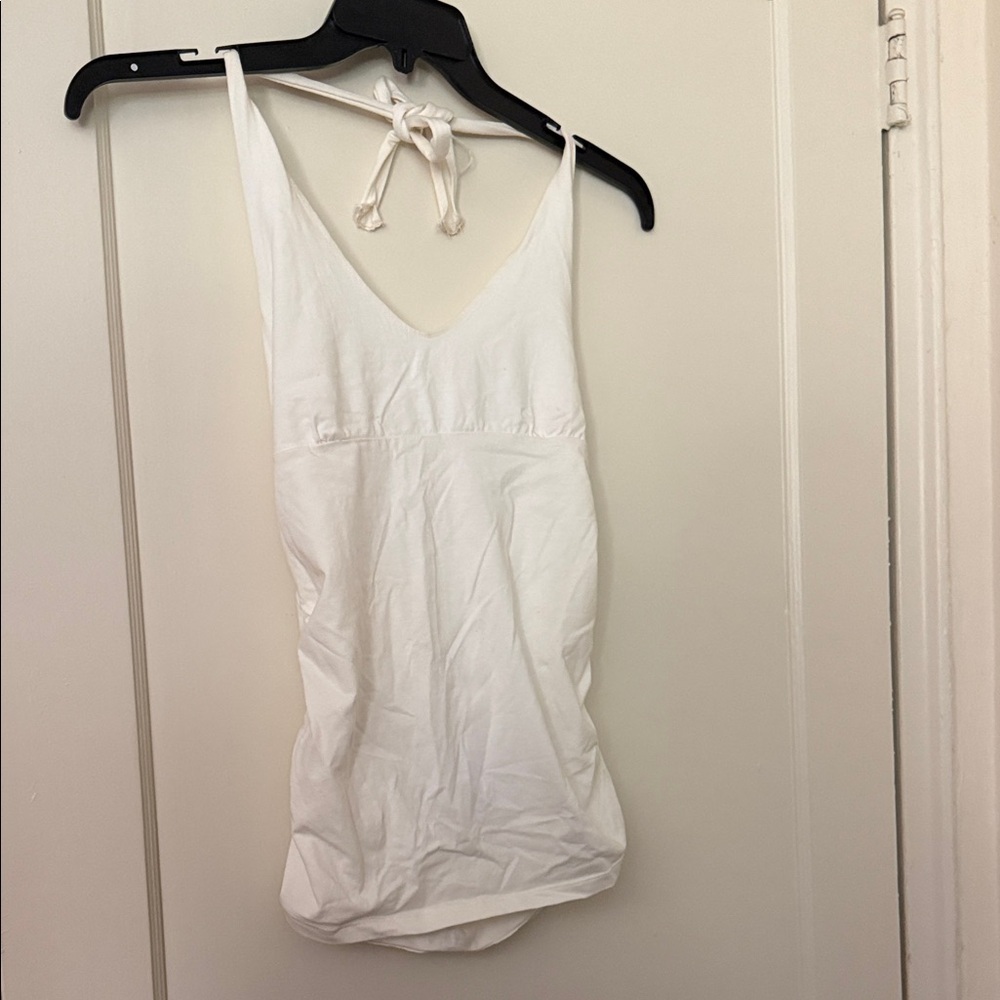 NWT guess White Halter Top size xl